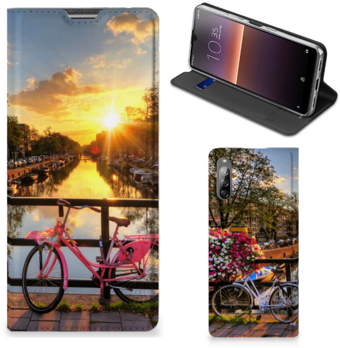 Sony Xperia L4 Book Cover Amsterdamse Grachten