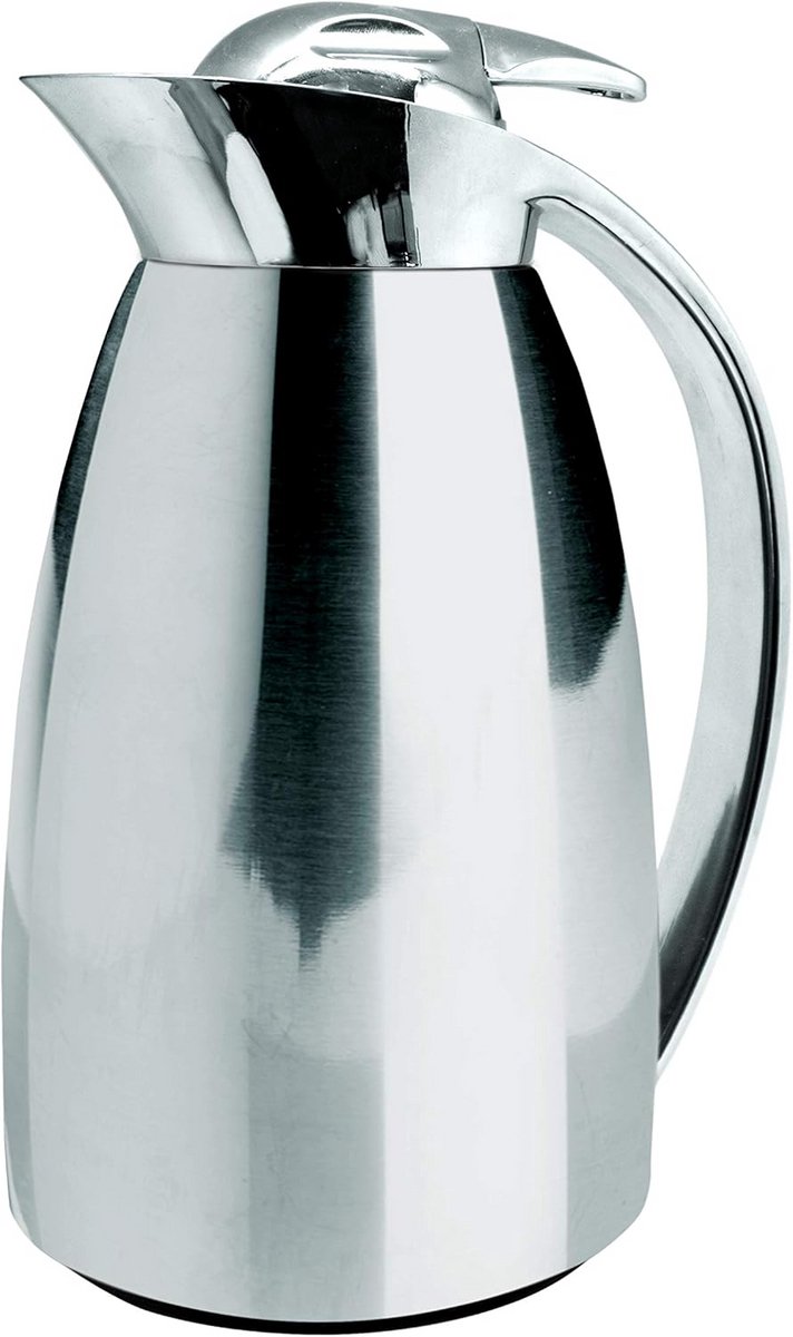 Thermoskan Dubbelwandig RVS met Glazen Binnenkant 1 Liter