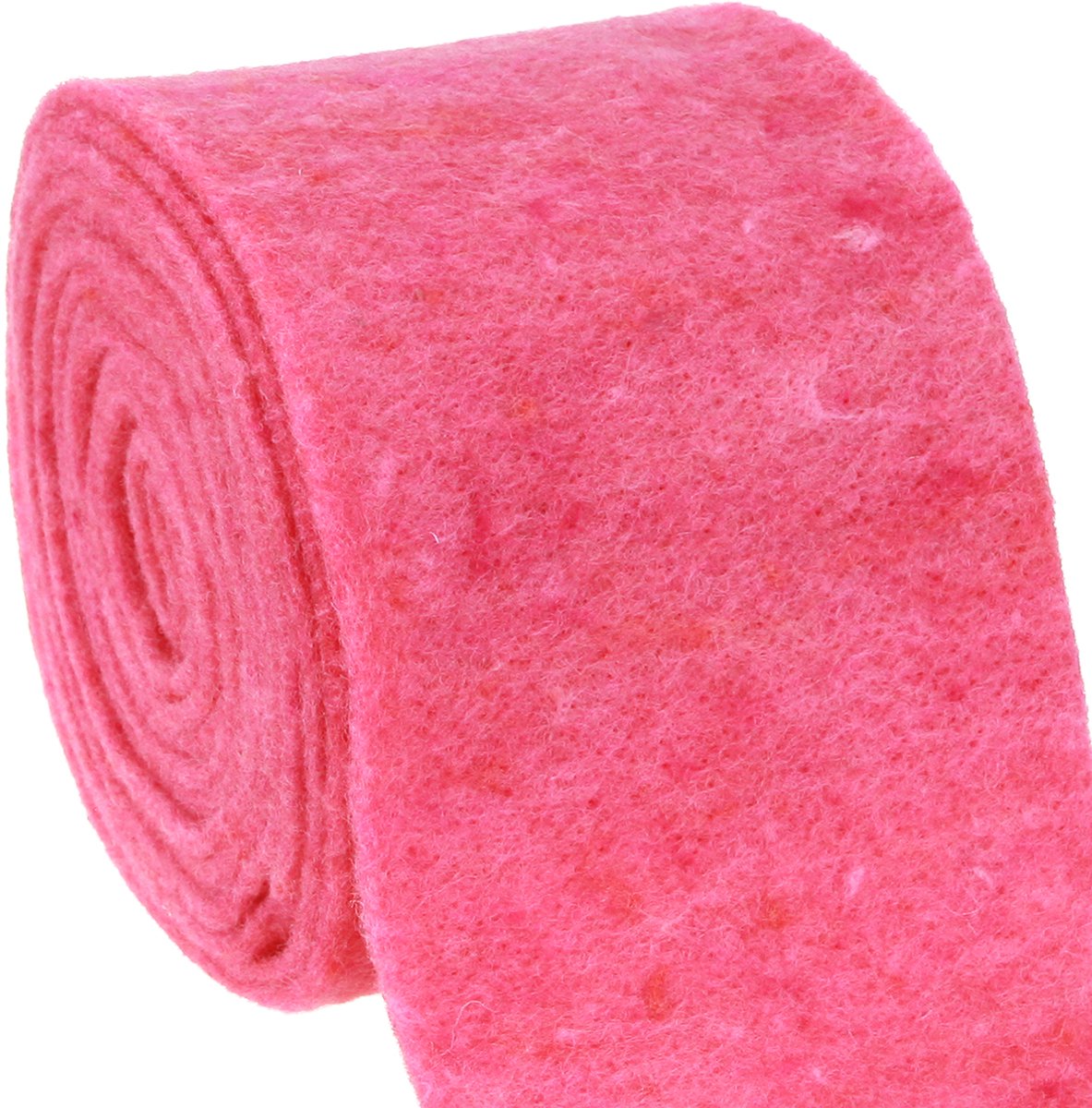 Vilten lint roze 15cm 5m