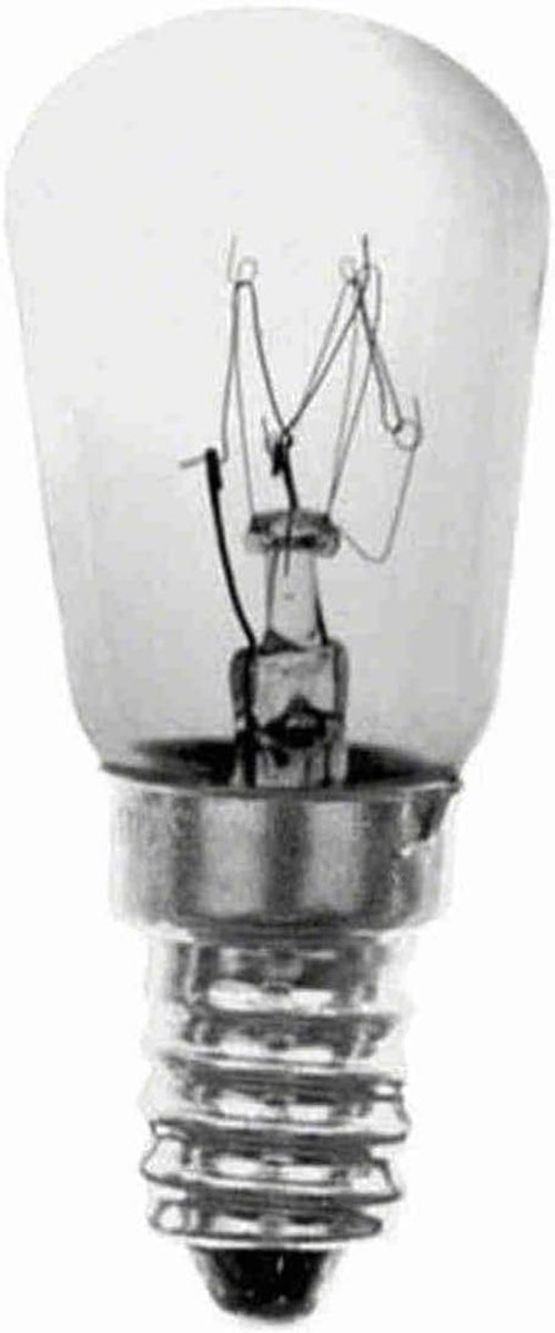 Koelkastlamp E14, 25W Gloeilamp - Warmwit, 5 Stuks