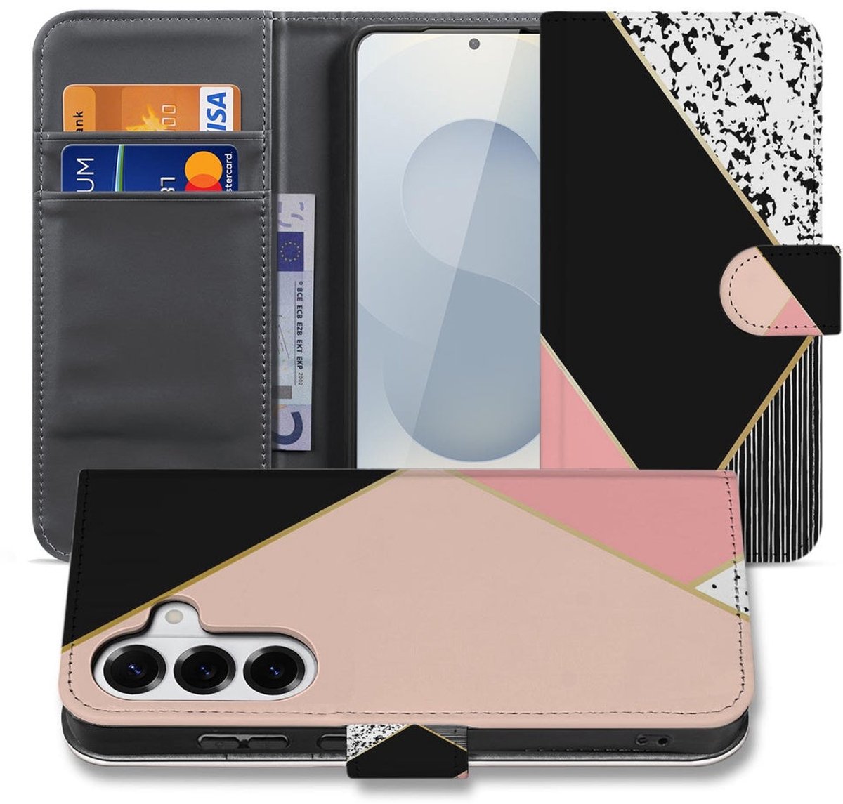 Portemonnee Hoesje Samsung Galaxy S26 Plus Abstracte