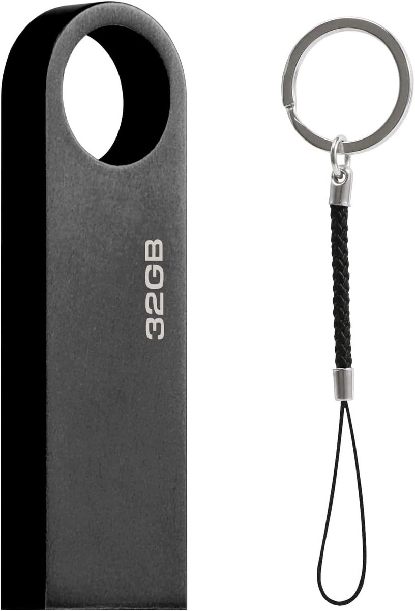 USB-stick 32 GB - Mini PenDrive Metal Flash Drive voor PC en Laptop