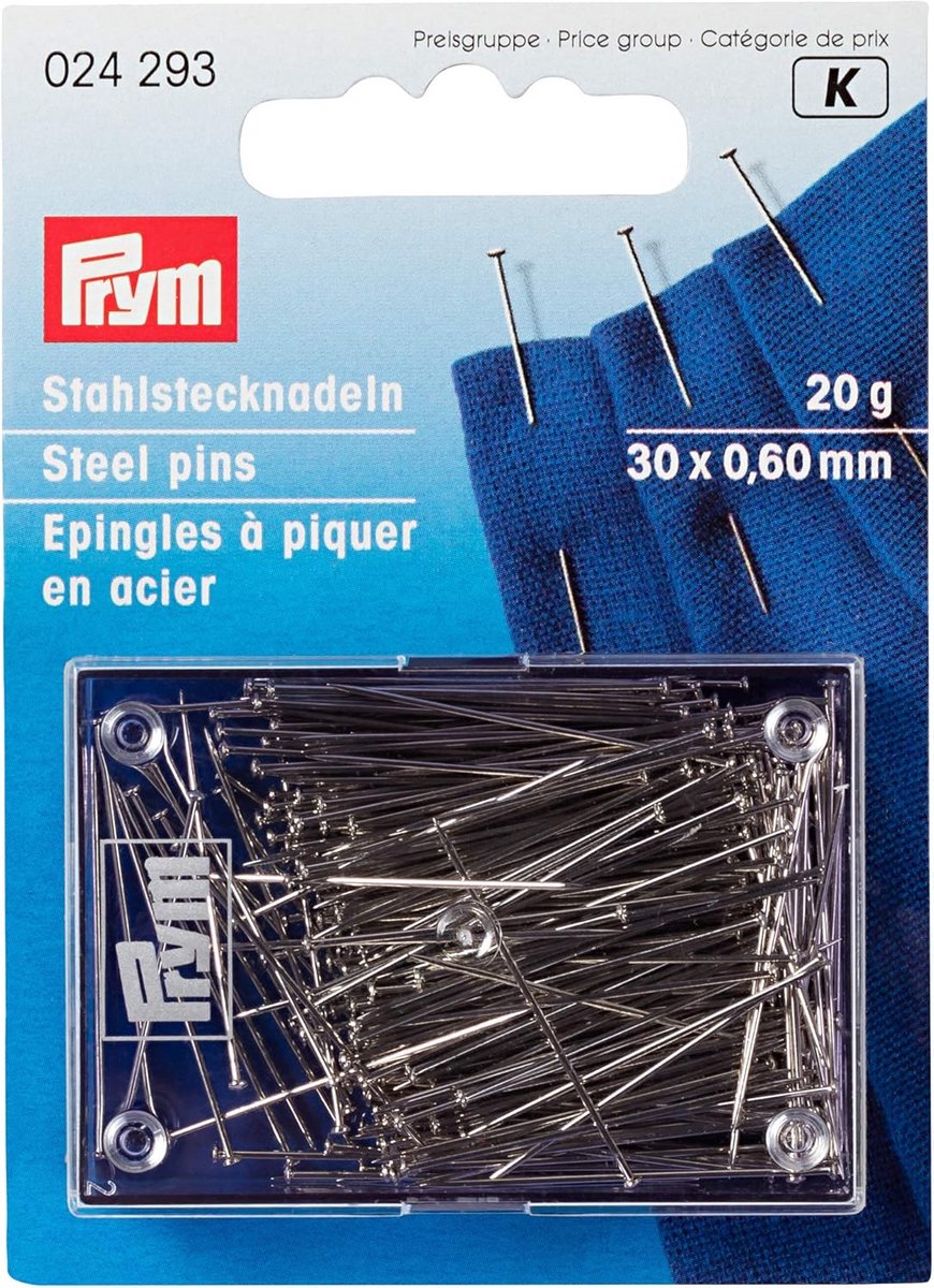 Universele Stalen Spelden - 0,60 x 30 mm - 20 g - Perfect voor Hobbysnijders