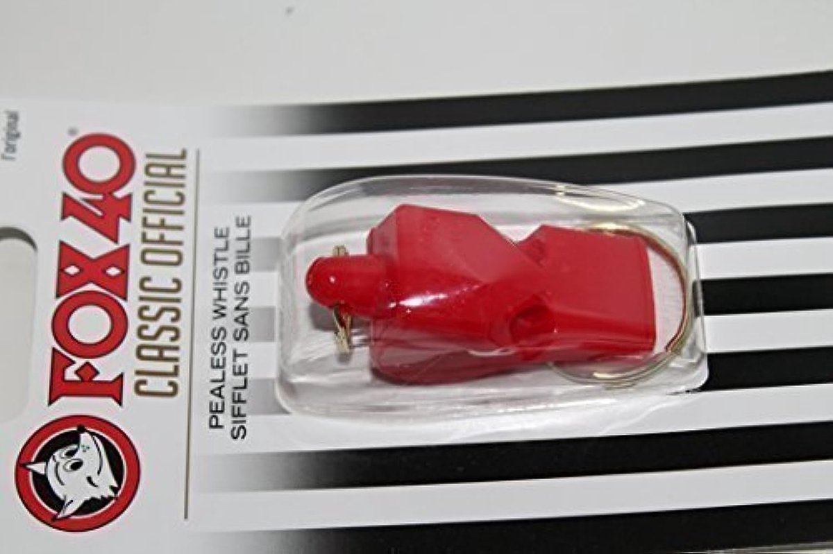 Scheidsrechterfluitje Classic - Rood
