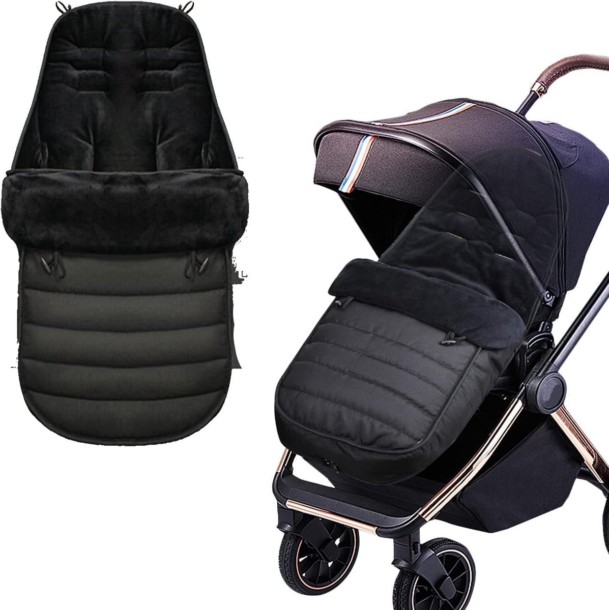 Universele Kinderwagen Voetenzak Winter – Warm en Waterdicht Wandelwagen Slaapzak