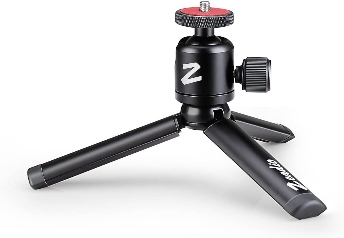 Mini Statief met Kogelkop voor Camera's en Gimbals, Universele 1/4 Inch Schroef