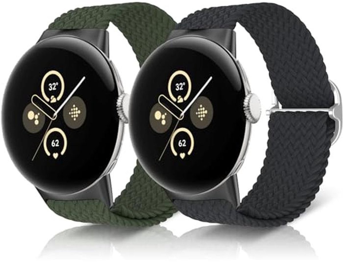 Verstelbare Nylon Sportarmband voor Google Watch 1 & 2 - Ademend en Elastisch