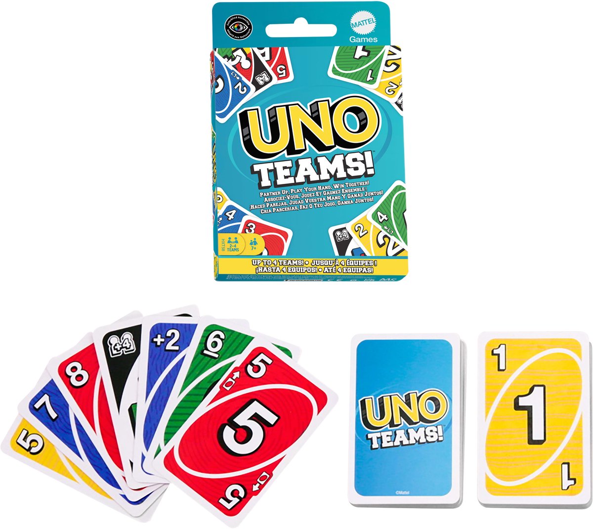 Mattel Games UNO Kaartspel met 2 uitbreidingspakketten en een metalen doos om te verzamelen voor kinderen, volwassenen en familiespelfeesten, 2 tot 10 spelers, JCV60