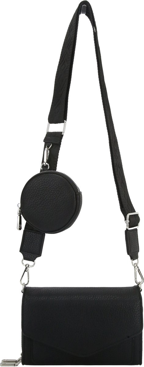 Dames Telefoontas Zwart - Damestasje - Dames Schoudertas - Crossbodytas Vrouwen - Cadeau Vrouwen - Moederdag