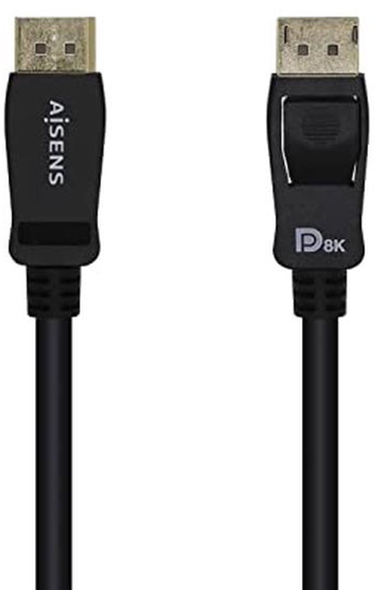 DisplayPort 1.4 Kabel 8K 60Hz - 1 Meter Zwart, DP/M-DP/M