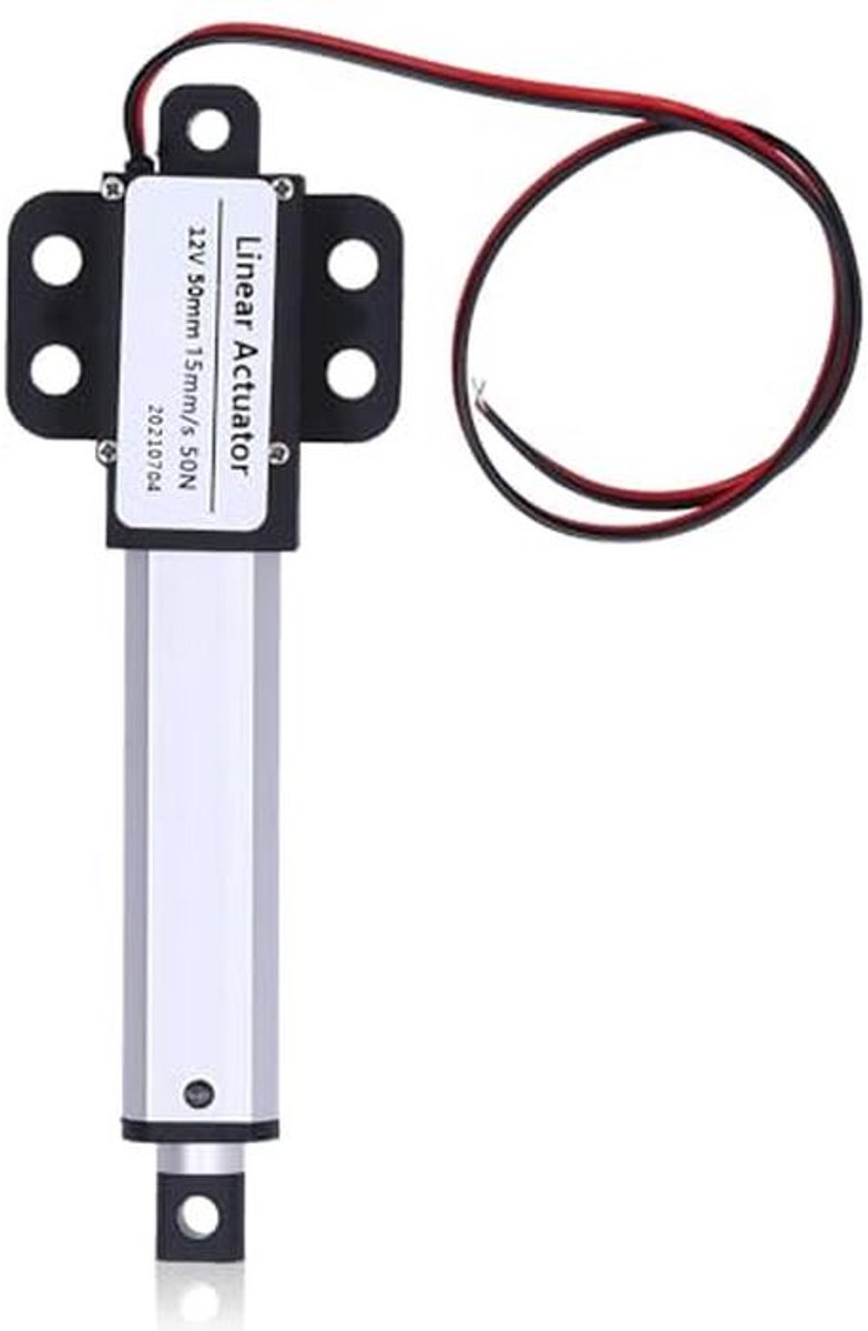 Krachtige 50 mm Elektrische Lineaire Actuator - 12V DC met Interne Eindschakelaar voor Diverse Toepassingen