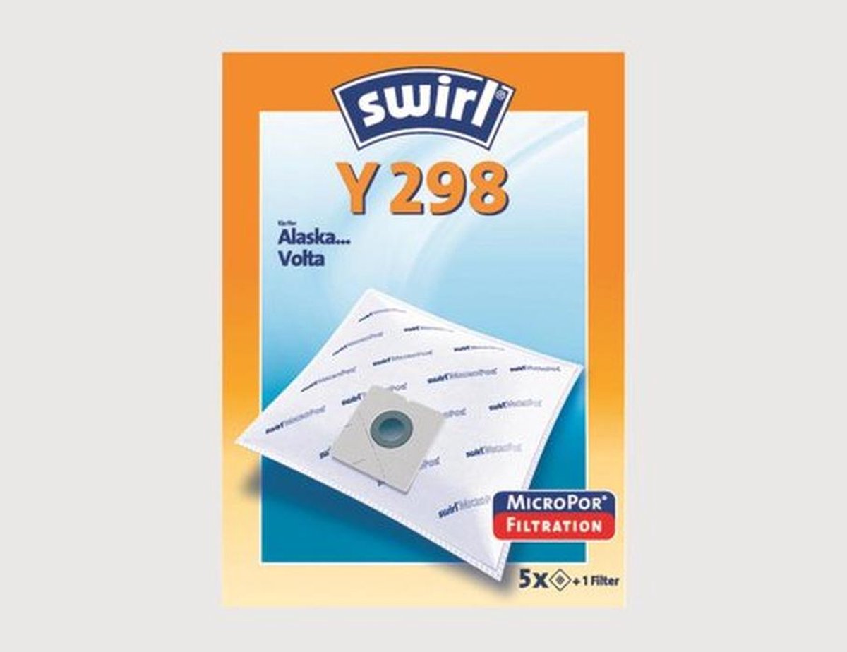 Stofzak voor MicroPor stofzuiger - Swirl Y 298 vervangingszak