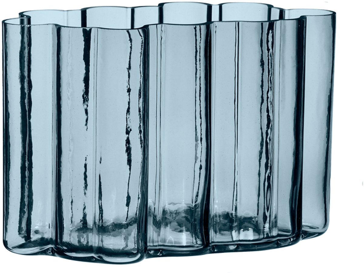 Hübsch vaas Umber Blauw
