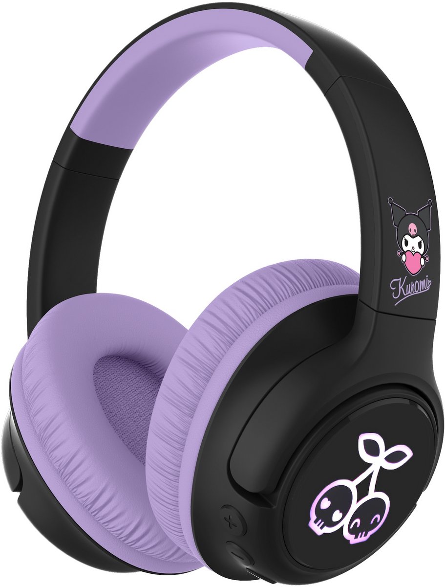 Kuromi - draadloze over-ear koptelefoon - led lights design - microfoon - 50 uur speeltijd