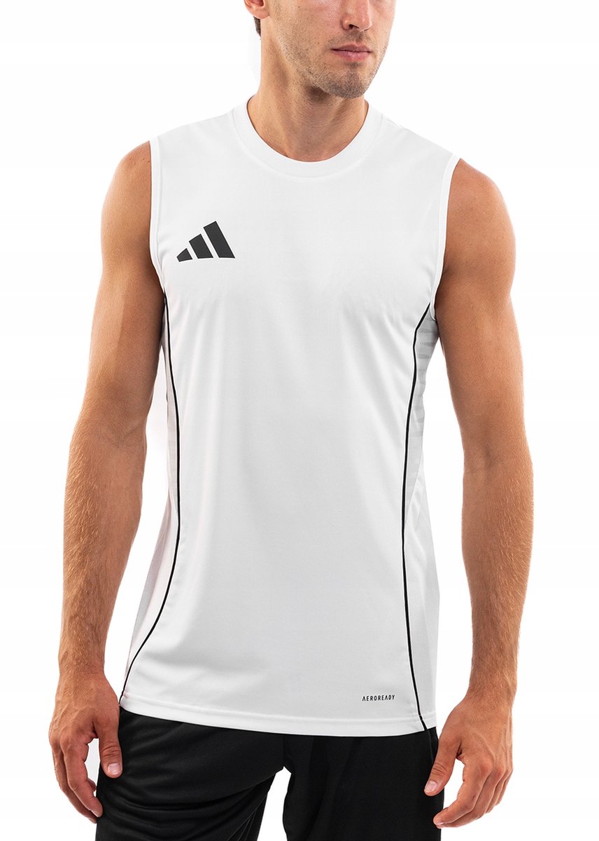 adidas Sportshirt Heren - Wit - Polyester
