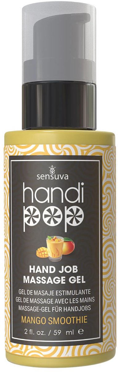 SENSUVA HANDIPOP EDIBLE MASSAGE GEL MANGO SMOOTHIE 59ML