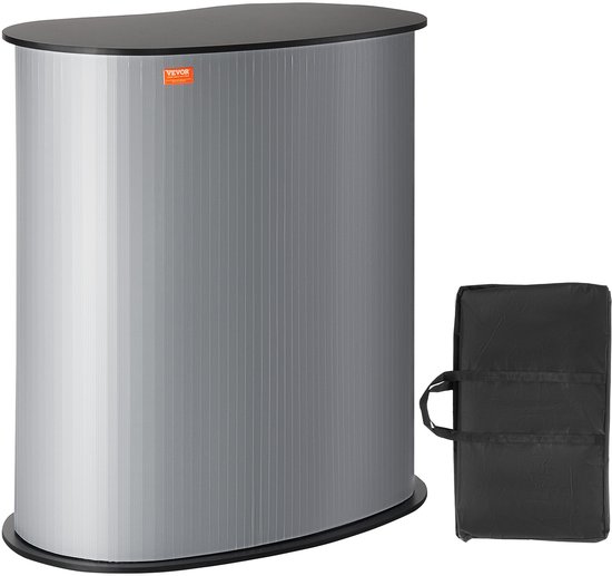 VEVOR Draagbare Beursbalie Beursbalie, 90x49x94cm Beursstand Beursstand, Opvouwbare Promotie Retail Bartafel, Pop-up...