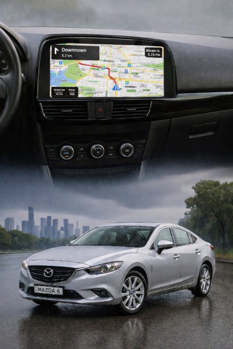 ADIVOX T1 9 inch geschikt voor Mazda 6 2013-2016 Android 15 CarPlay/Auto/Wifi/RDS/DSP/5G/NAV/DAB+