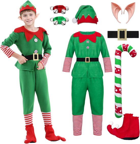 Complete Kerstkostuum voor Volwassenen en Kinderen