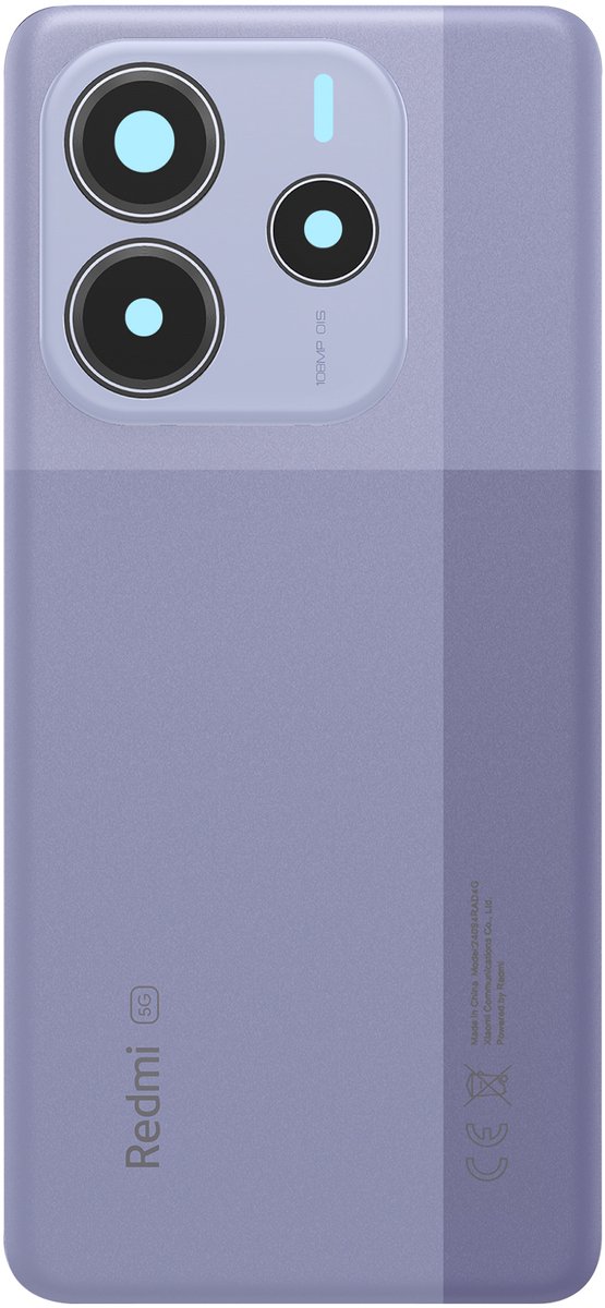 Xiaomi, Vervangende Batterijklep voor Redmi Note 14 5G Service Pack, Paars