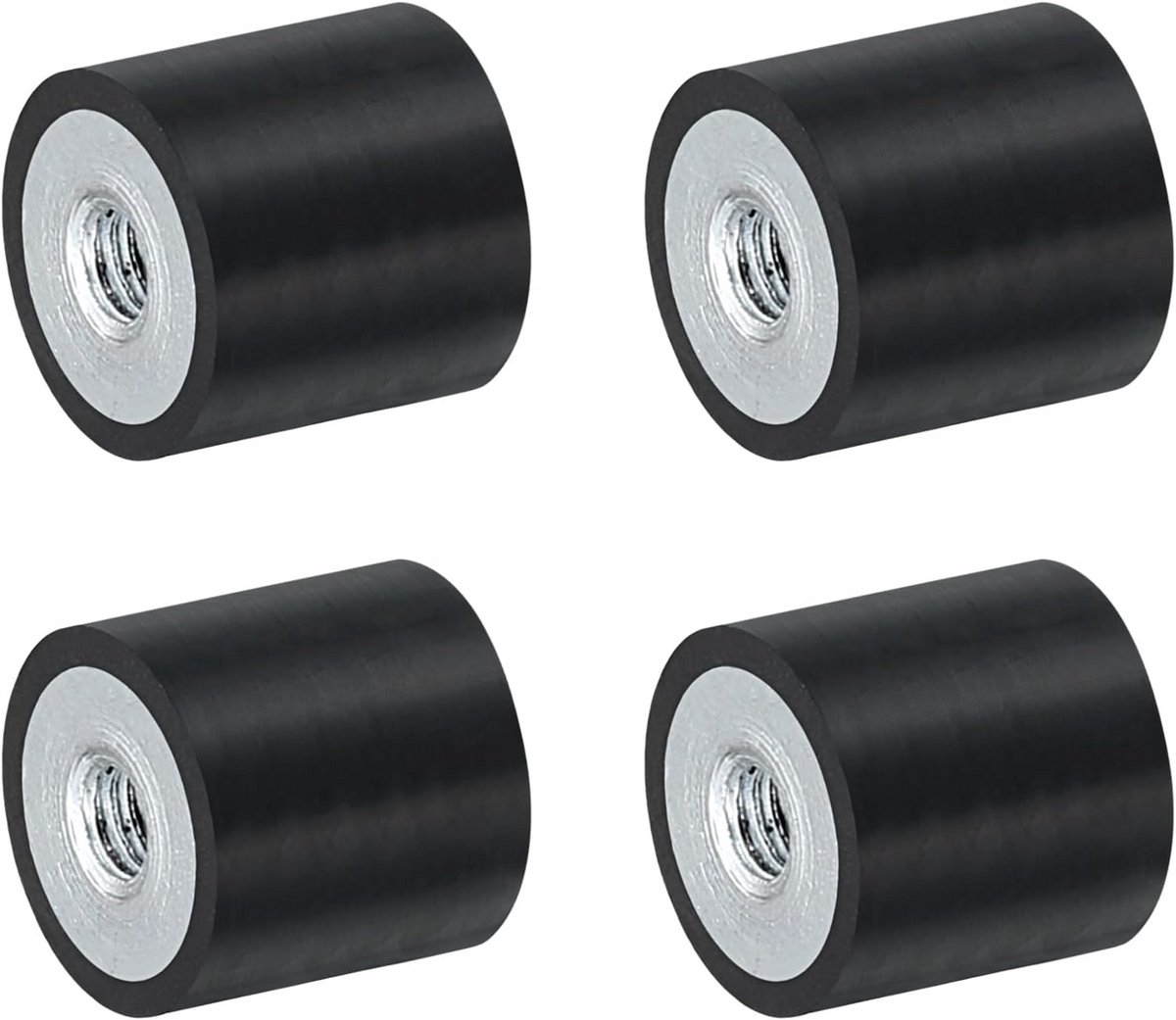 4x Trillingsdempers M3 Binnen Schroefdraad Rubber Silent Blocks