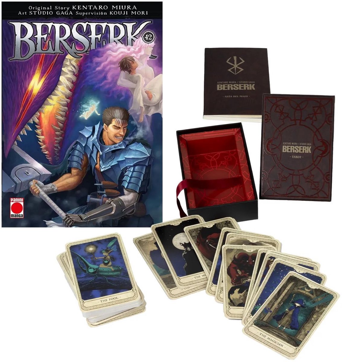 Manga Comic BERSERK Volume 42 inclusief Tarotkaarten Set