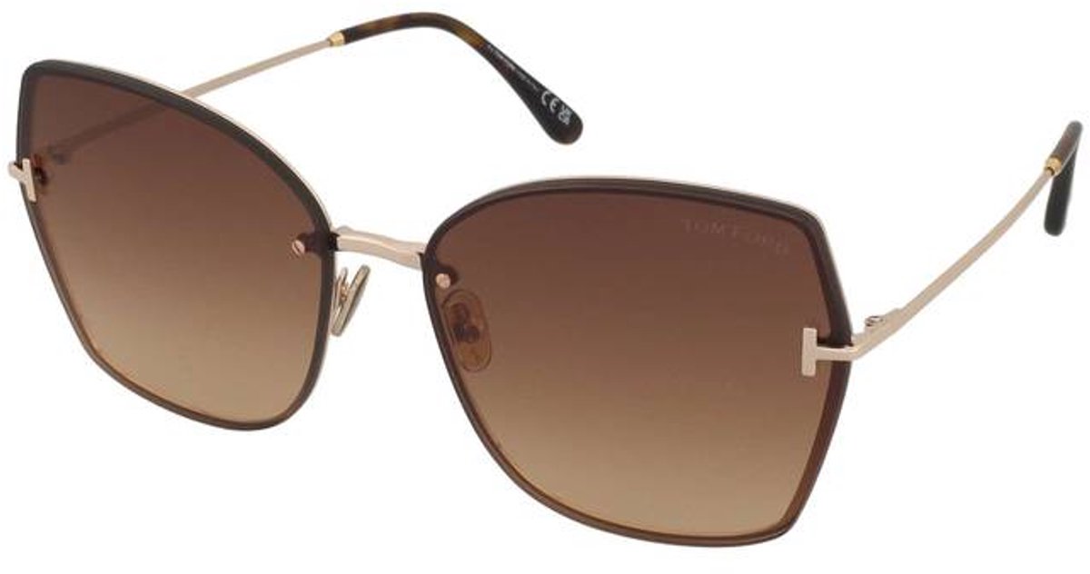 Zonnebrillen Tom Ford Nickie-02 FT1107 28F