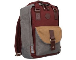LuluCastagnette® Sportieve Laptoprugzak – 14 Inch – Waterafstotend Nylon – Multifunctioneel – Travel & Business – Lichtgewicht – Zwart