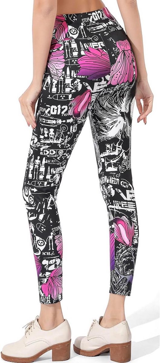 Hoge Taille Legging Dames voor Sport, Fitness en Vrije Tijd - Zeer Elastisch van hoge — afbeelding 5