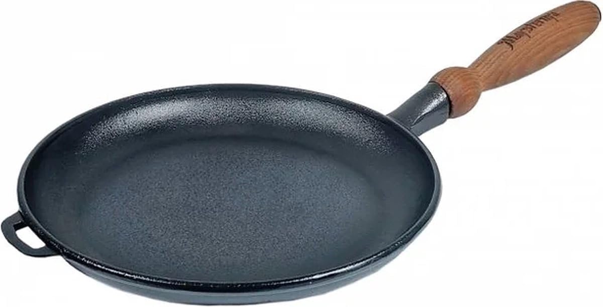 Gietijzeren Pannenkoekenpan 22 cm - Crêpes en Flensjes - Geschikt voor Inductie