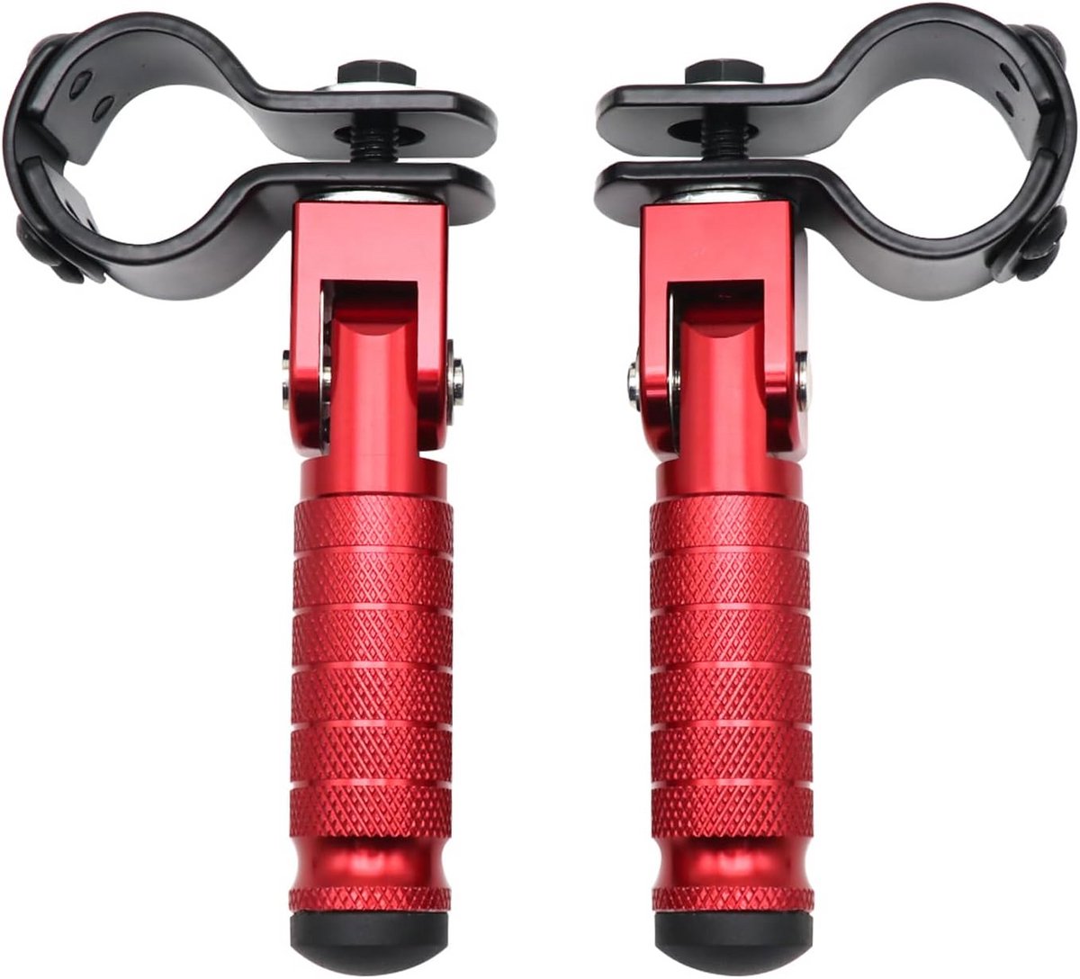 Universele Opvouwbare Motorfiets Voetsteunen M8 Anti-slip CNC Aluminium