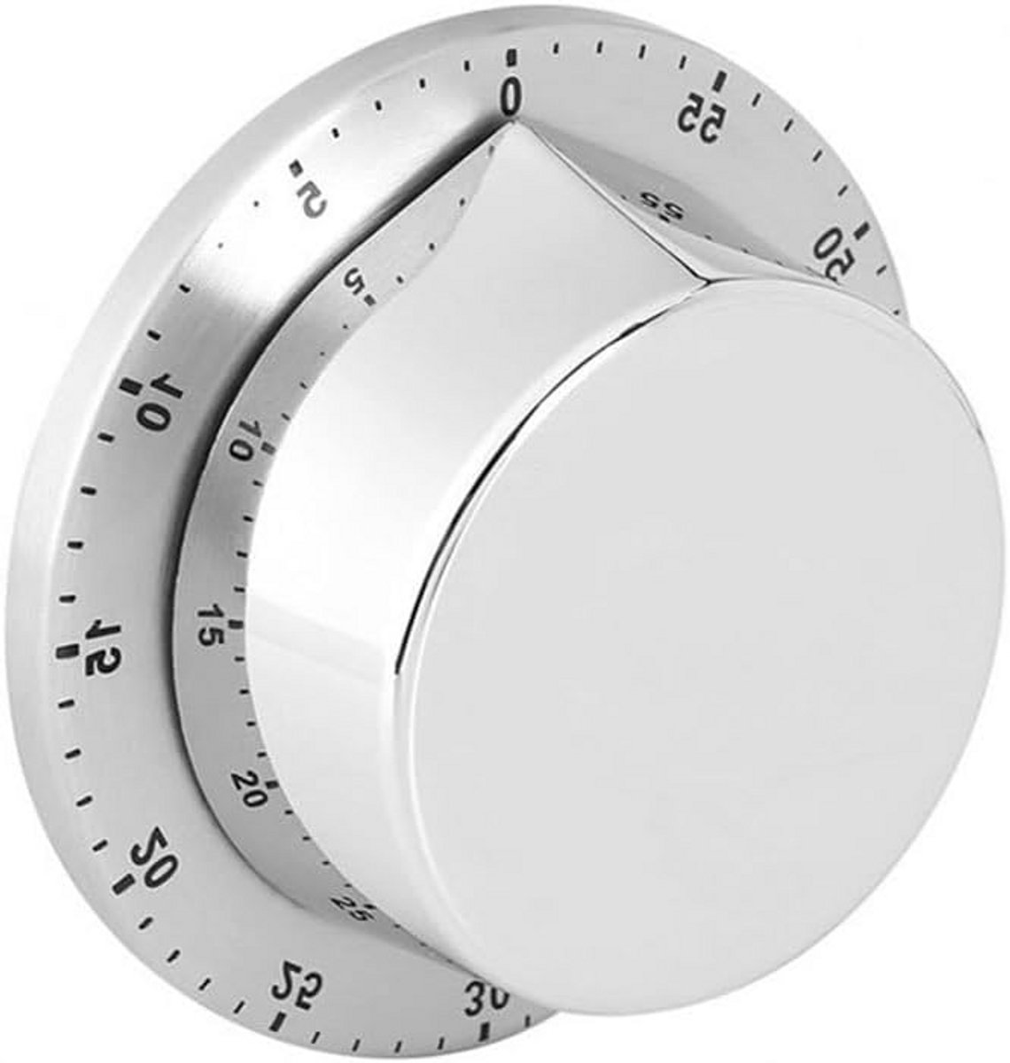 Mechanische Kookwekker RVS met Magnetische Achterkant voor Keuken en Bakken