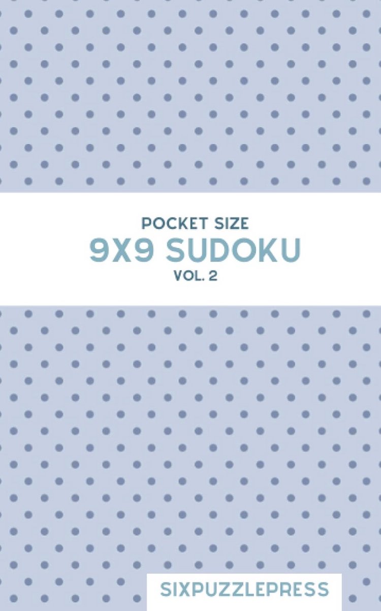 Pocket Sudoku Boekje met 100 Puzzels (9x9) - Klein Formaat voor Beginners en Volwassenen