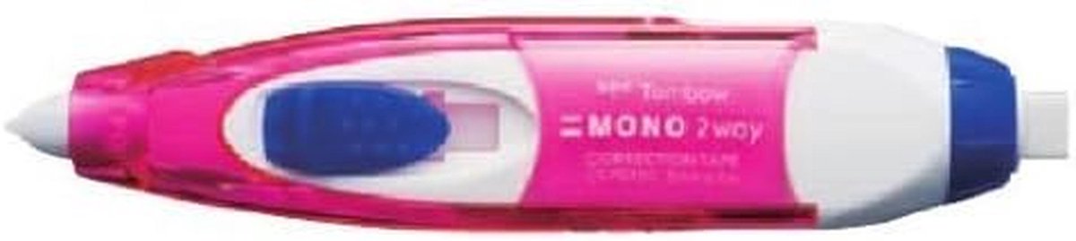 Correctielint 2-in-1 met Gum - Set van 10 Stuks in Roze