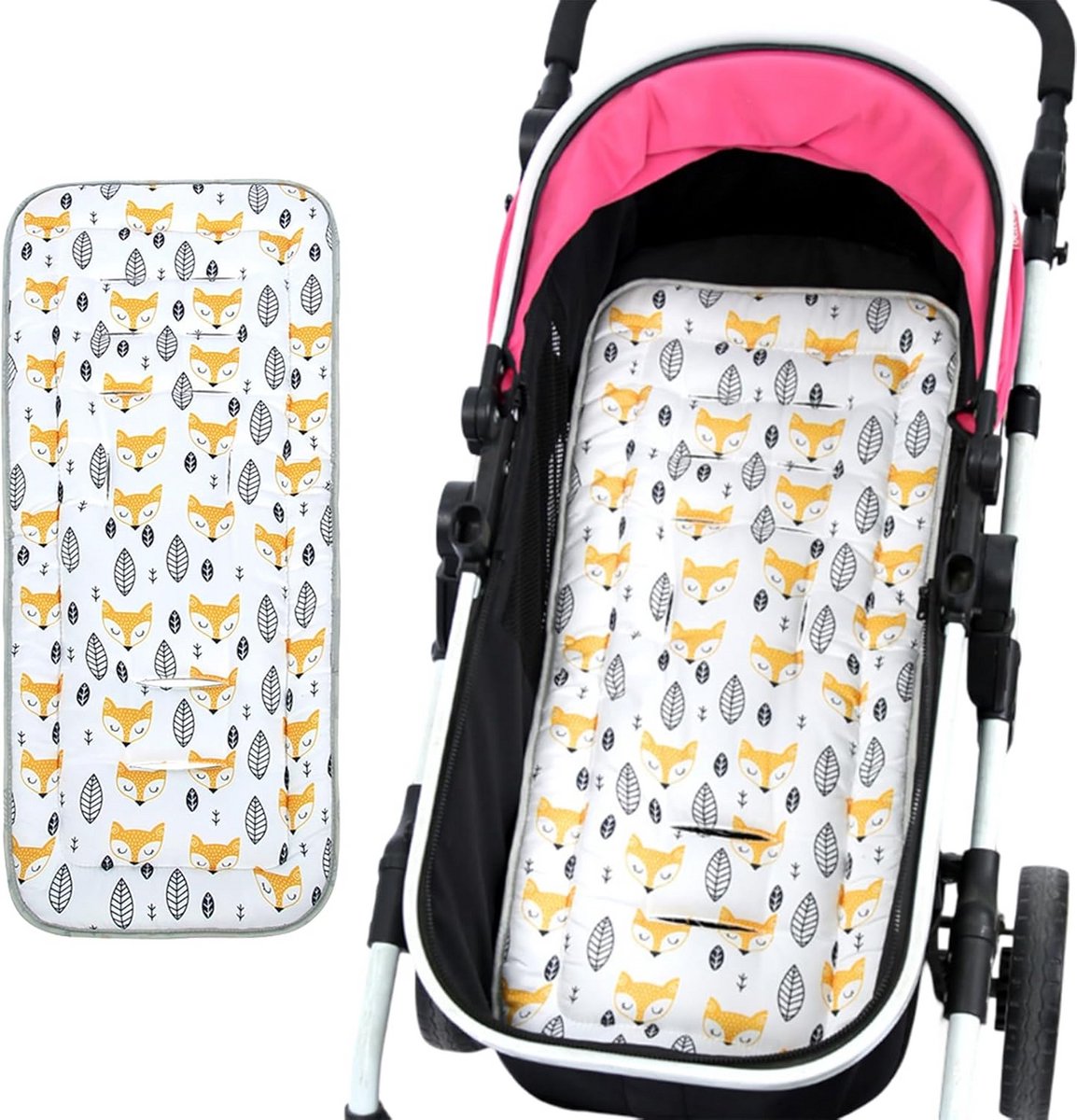 Universele Zitverhoger & Stoelbekleding voor Kinderwagen en Buggy