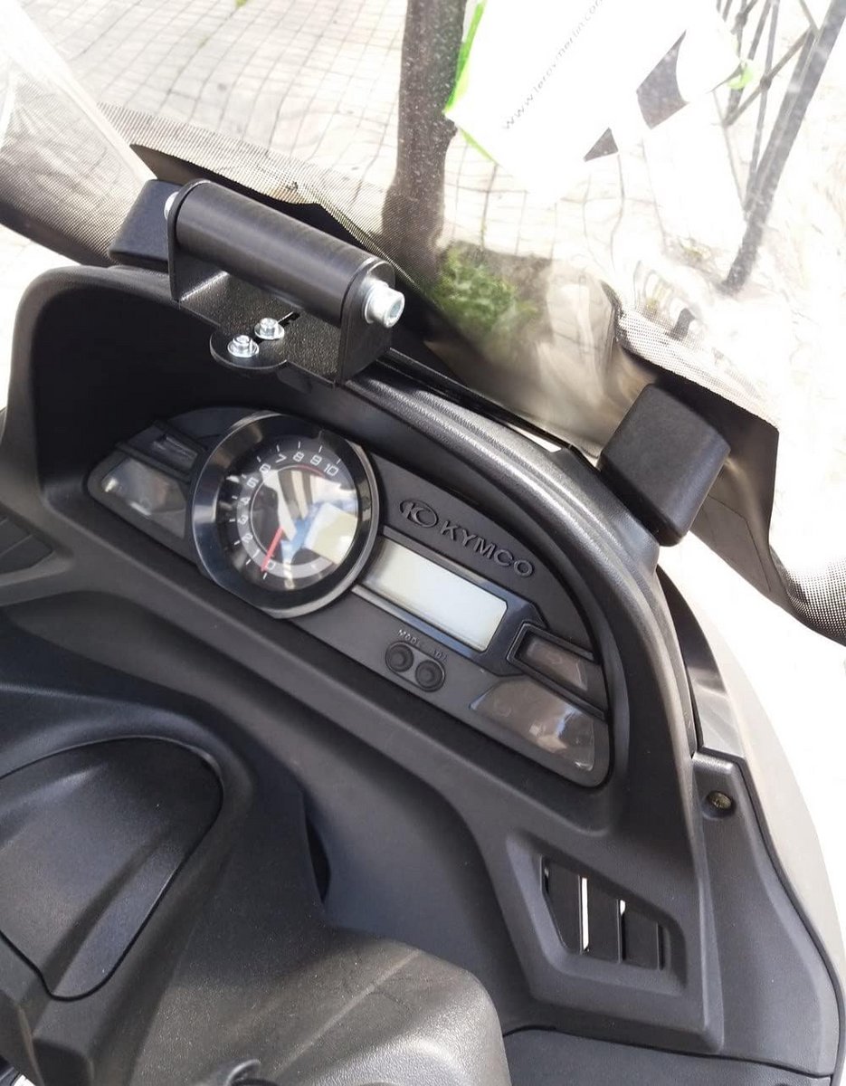 GPS Telefoonhouder Montagebeugel Stuur 22mm voor Kymco Xciting 400i (2013-2017)