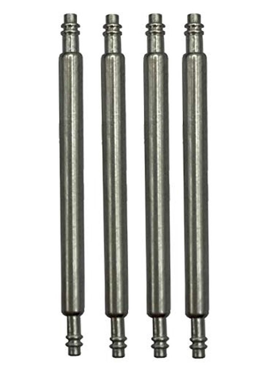 4x Horlogeband Veerpennen 18 mm Brugbreedte Veerpennetjes Roestvrij Staal