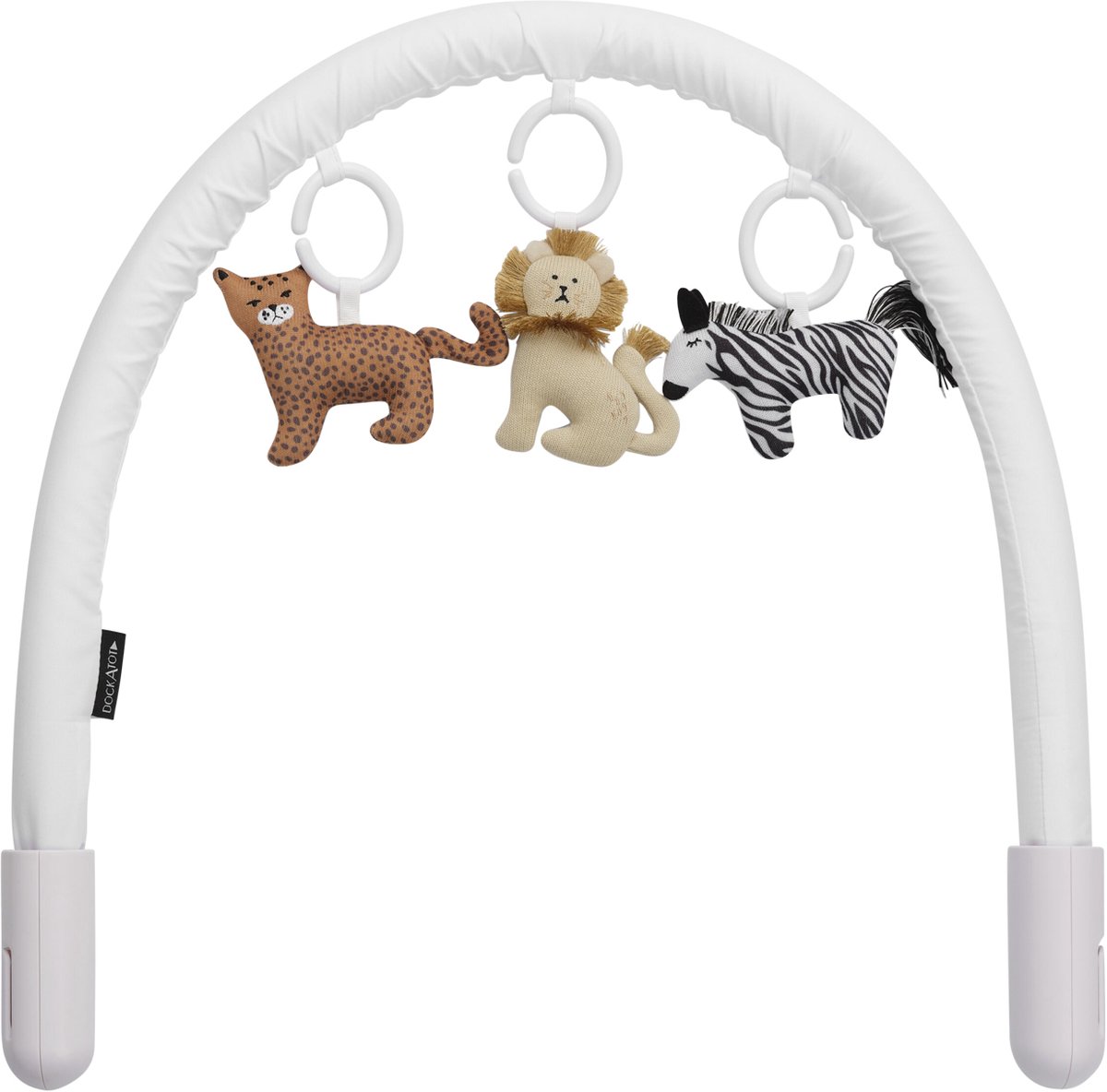 Bol.com DockATot Speelboog met Day At The Zoo Speeltjes - Wit aanbieding