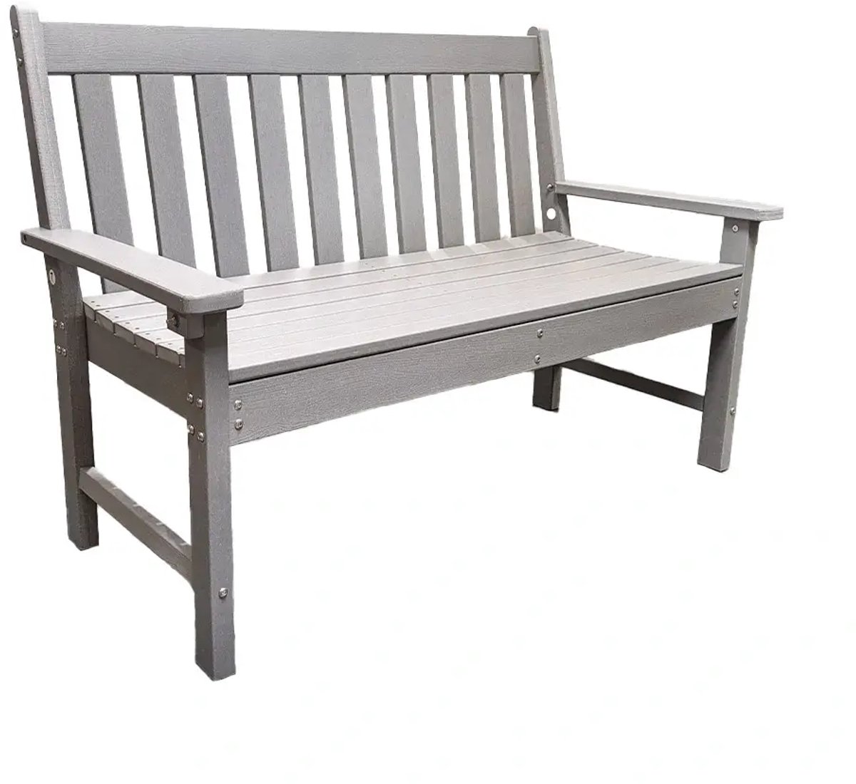 Milford Tuinbank Light Grey - 131 cm