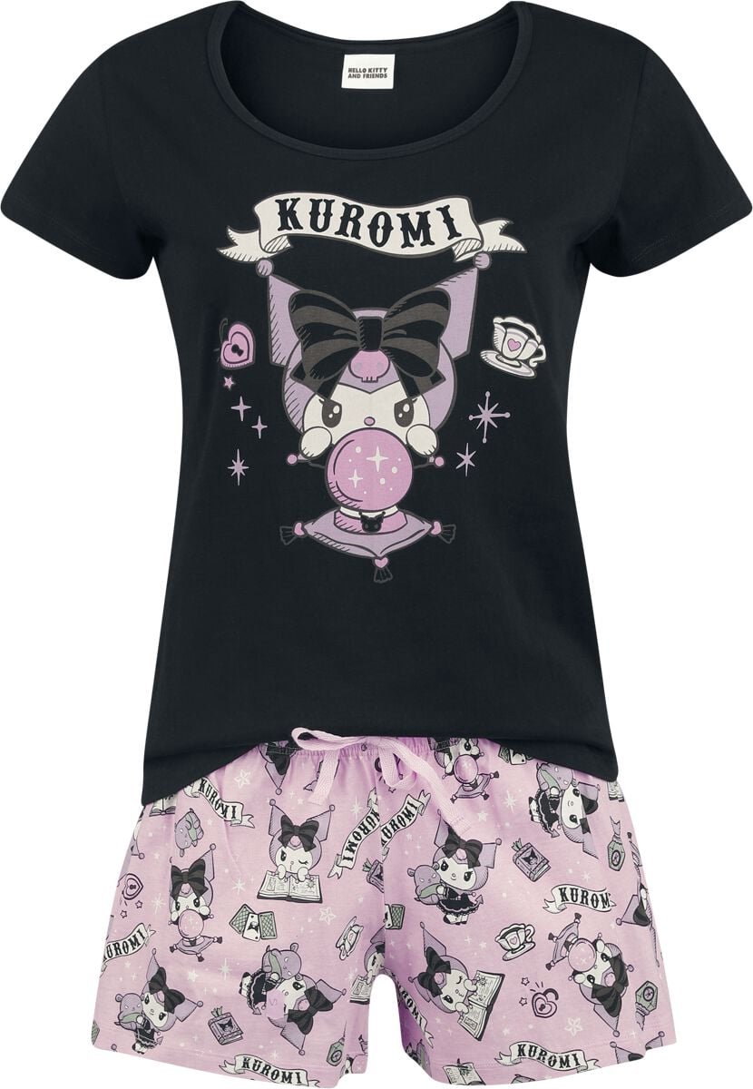 Hello Kitty Hello Kitty and Friends - Kuromi - Crystal Ball Pyjama meerkleurig Katoen multicolor