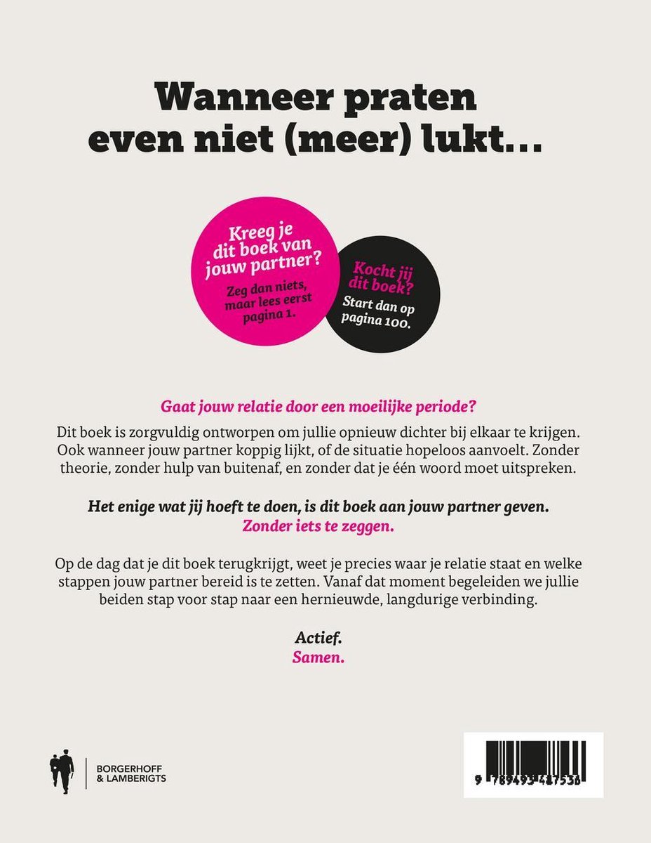 Wanneer praten even niet lukt - back cover
