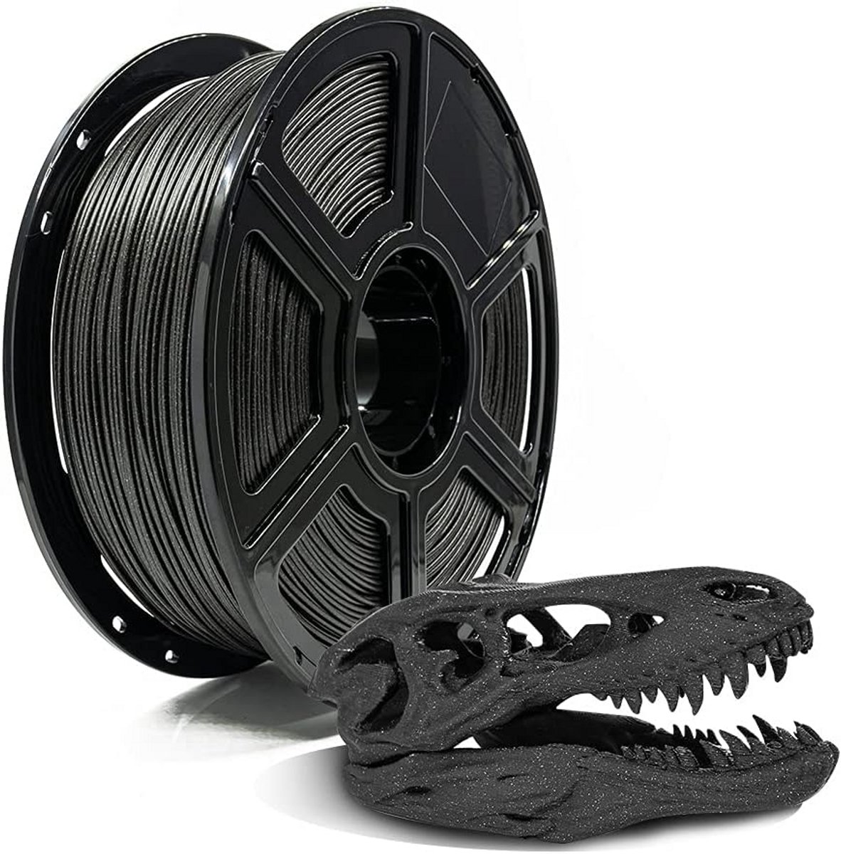 PLA Galaxy 3D Printer Filament 1.75mm 1kg voor FDM/FFF Printers - Matte Zwart