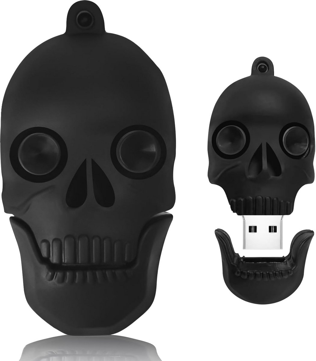 Grappige USB Stick 64GB Geheugenstick in Skelet Vorm - Schokbestendig