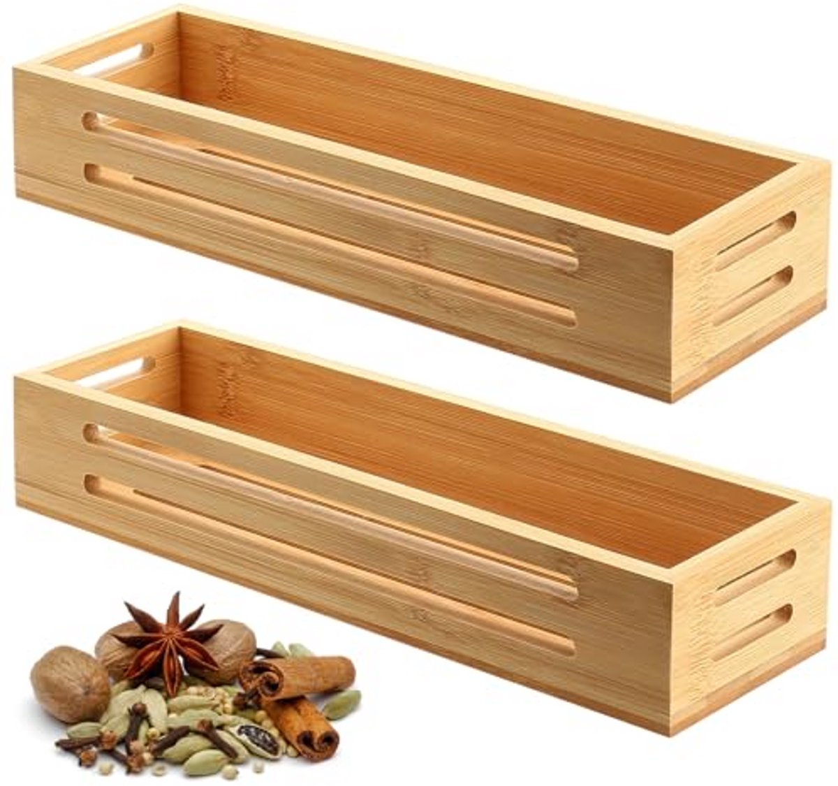 Kruidenrek Ophangbaar - Kruidenpotjes Lade Organizer - Kruidenrekken - Compact