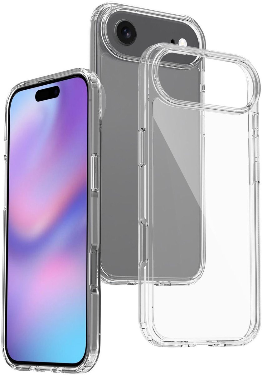 Hoesje geschikt voor Apple iPhone Air - Phonesta Scratchproof Back Cover - Transparant