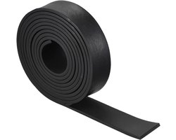 Zelfklevende EPDM Rubber Schuimstrip Zwart 5mm Dik - 30mm Breed - 3 Meter Lang