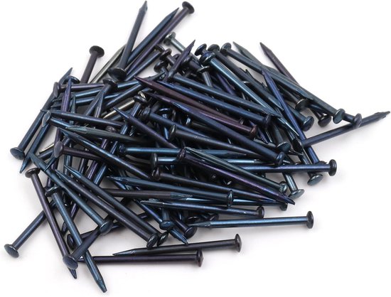 100x Stalen Pennen / Spijkers met Lenskop 2,0 x 23 mm Blauw | bol