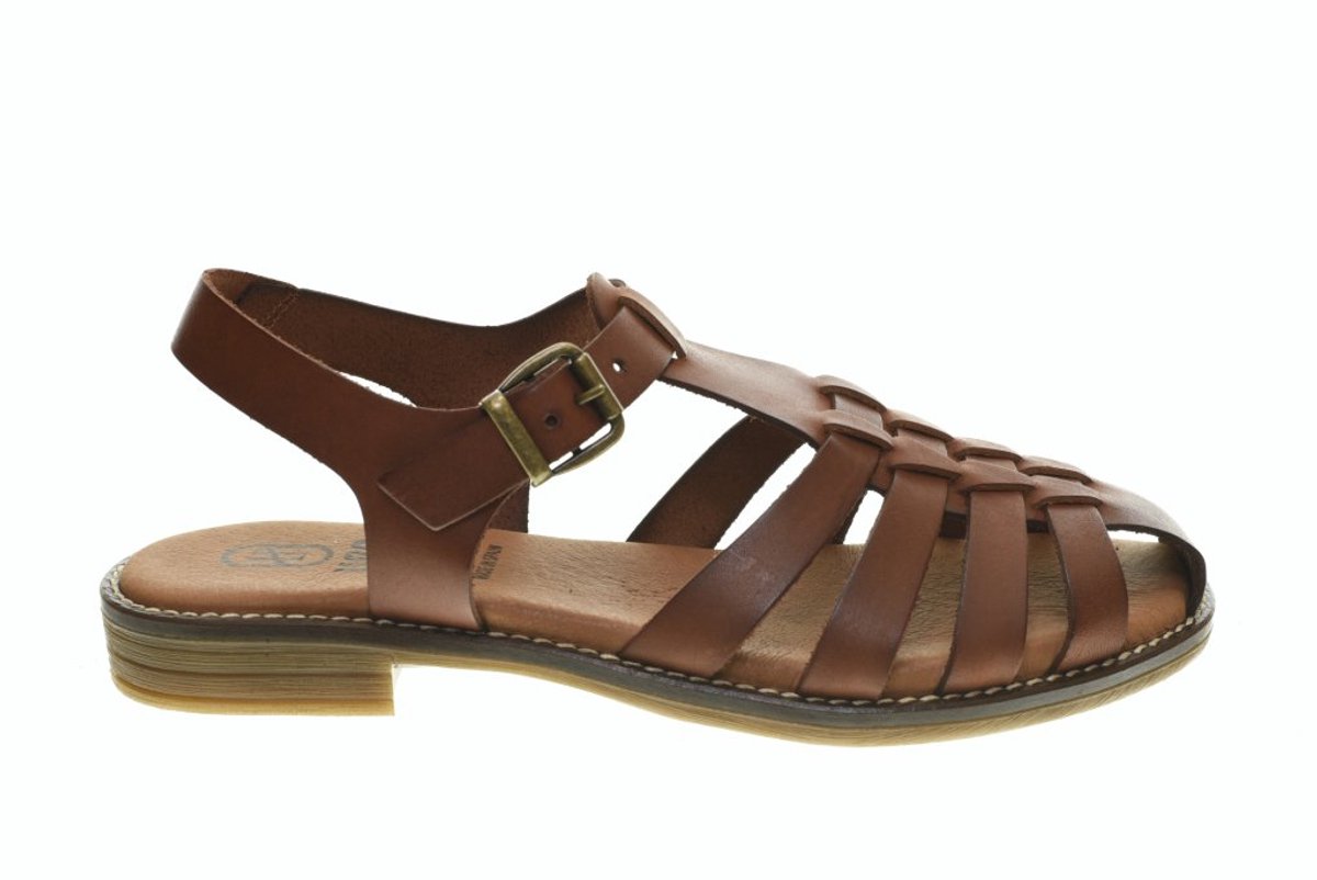 Romeinse Sandalen Dames Cognac Hee maat 37