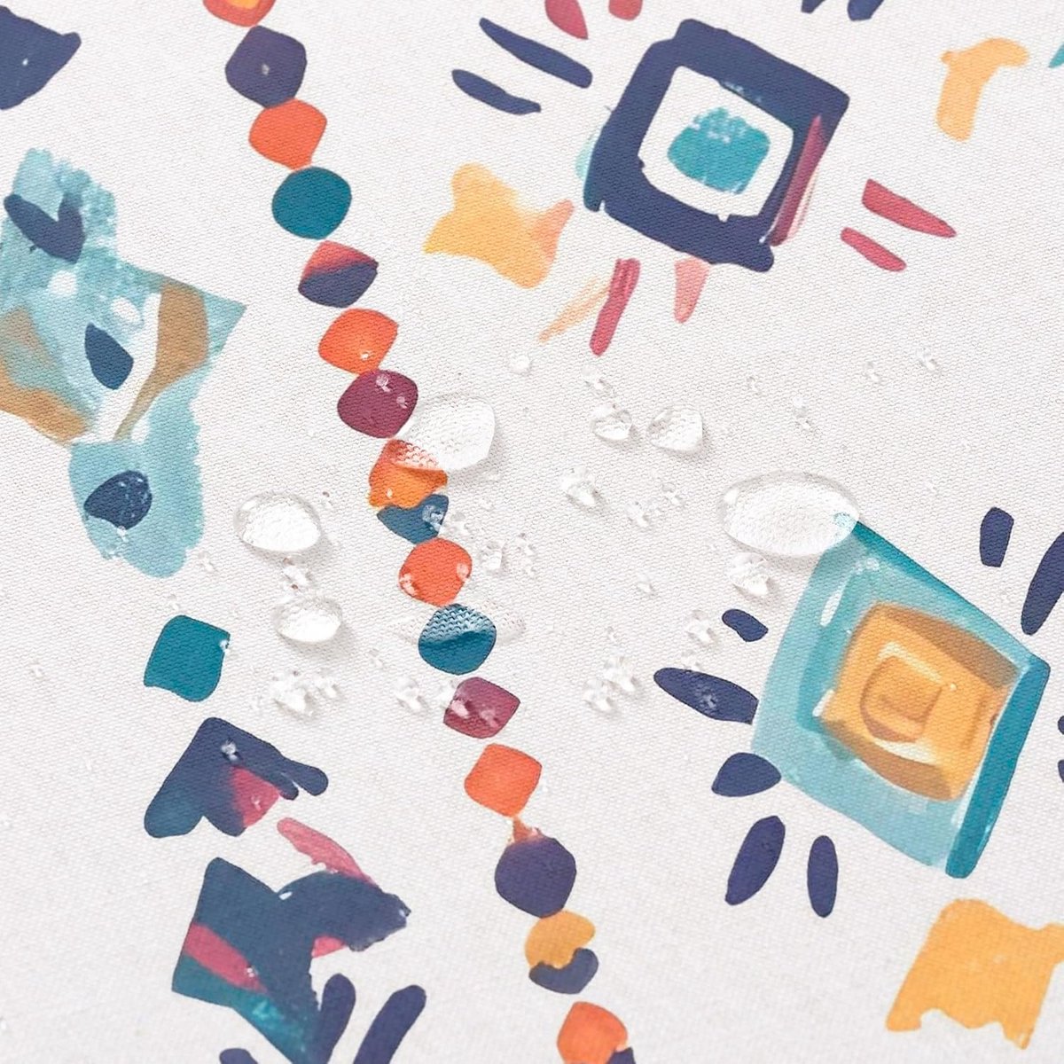 Vuilafstotend Boho Rechthoekig Tafelkleed Katoenmix 160x300 cm Meerkleurig
