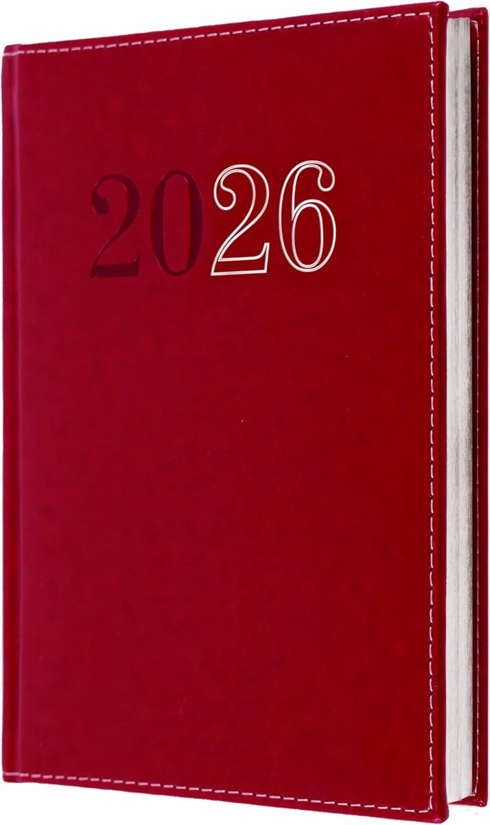 Jaarplanner 2026 A5 Dag tot Pagina - Overzichtelijke Agenda met Afsprakenplanner en Weekindeling